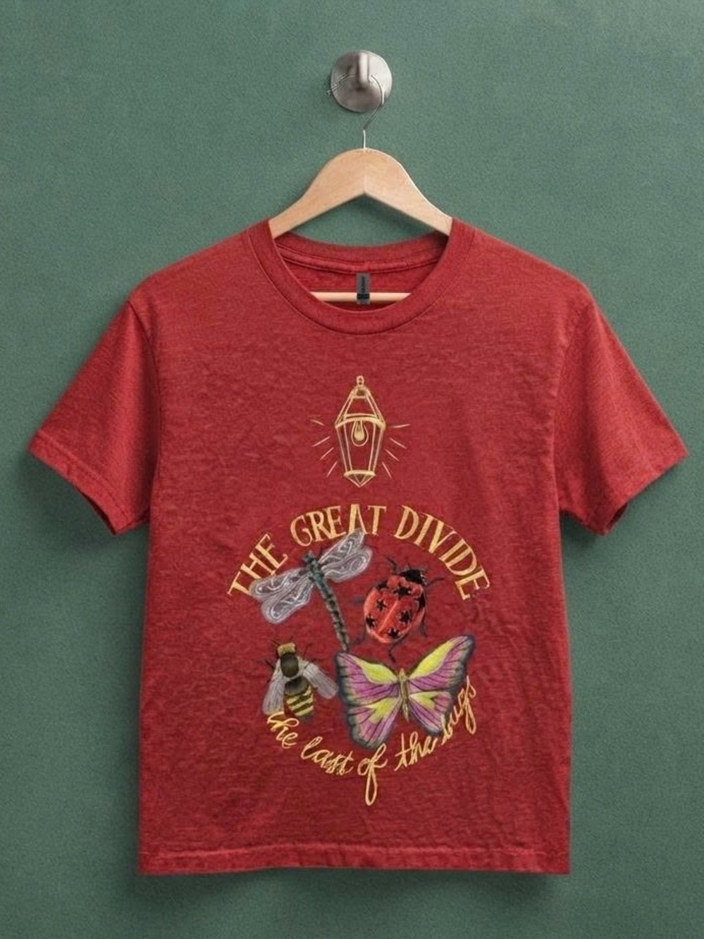 The Great Divide The Last Of The Bugs Graphic T Shirt Red Tee